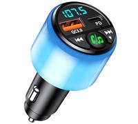 Mohard Trasmettitore FM Bluetooth 5.3 per Auto, PD 30W & QC3.0 18W Ricarica