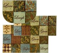 Mohawk Home Tappeto multicolore Les Fleurs La Terre (set da 3 pezzi 50,8 x 76,2 cm, 50,8 x 114,3 cm, 76,2 x 127 cm) (12164 416 3P0005)