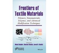 Mohd Shabbir Frontiers of Textile Materials (Copertina rigida)