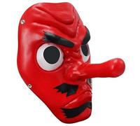 MOHDHAF -Demon Slayer Urokodaki Sakonji - Maschera horror in lattice, per Halloween Carnival Costume Party Props