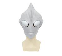 MOHDHAF -works Luminous Ultraman Cosplay Mask Halloween Cosplay Props Latex Overhead Cosplay Mask