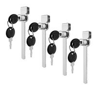 mohito 4 pezzo serrature per vetrine,vetrina serratura vetrina,serratura vetrina,Adatto per vari tipi di gabbie, vetrine e porte in vetro