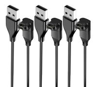 MohLythrix Cavo di ricarica per Garmin Vivoactive 6 5 4 4S 3, Forerunner 255 55 935 945 45 45S 245, Fenix 7 7S 7X 6 6S 6X Pro 5 5S 5X Plus, Approach S12 S10 S40 S60 X10, Vivomove 3 3S Confezione da 3