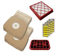 MohMus 20 Sacchetti + Filtro HEPA + Filtro al Carbone + 20 Profumi per Aspirapolvere Lux Electrolux Lux1, Lux 1, Classic, Royal, D 820 - D820, Staubcontainer