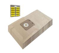 MohMus Set 10 Sacchetti (Carta) + 10 Profumi per Aspirapolvere NILFISK GD 111, GD111, GD 2000, GD2000, GD 710, GD710, GD 910, GD910, GD 911, GD911