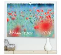 Mohnwiesen (hochwertiger Premium Wandkalender 2026 DIN A2 quer), Kunstdruck in Hochglanz: Jeden Monat ein kleines Farbenspiel: Tauchen Sie ein in die ... und spüren Sie die Leichtigkeit der Natur.
