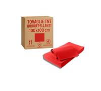 MOHOME Tovaglia Usa e Getta In TNT 25 Pezzi 100x100 Rosso Tessuto Non Tessuto Picnic Ristorante Compleanno Matrimonio Battesimo Buffet Hotel Pizzerie Feste