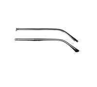 MOHUIED 1 paio di aste for occhiali ricambio, in metallo for, asta for, accessori for la riparazione per Riparazione e Sostituzione Occhiali(Black)