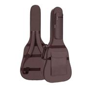 MOHUIED Borsa per chitarra Borsa for chitarra folk 10 mm spugna ispessita 40/41 pollici borsa universale for strumento musicale custodia for trasporto acustica(Brown)