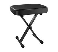 MOHUIED Sedile for tastiera imbottito, panca for in similpelle resistente, sgabello for pianoforte pieghevole for esibizioni di chitarra pipa, palco, studio per pianisti