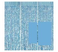 MOHUIED Sfondo con Nappe Fringe Backdrop Curtains Snowflake Foil for Party Decor