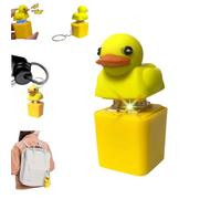 MOHXFE Quacking Duck Keychain,Duck Keyboard Keycaps That Quack,Duckys Quacking Fidget Toy,Ready to Use Anxiety Relief Sound Keychain,Stress Reliever Anxiety Relief Sensory Toy (1PC)