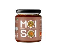 MOI SOI Black Pepper Sauce Cook Dip Marinate Spread Stir Fry Cooking Sauce Vegan Friendly Gluten Free Product No MSG Shipped Fresh No Artificial Colour, 175 gm