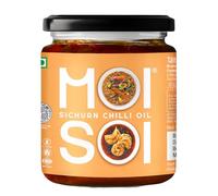 MOI SOI Sichuan Chilli Oil Premium Quality Sauce Dip Best Chilli Oil Cook Dipping Sauce Marinate Spread-Stir Fry Cooking Sauce Vegan Friendly Gluten Free Product No MSG, 175 gm