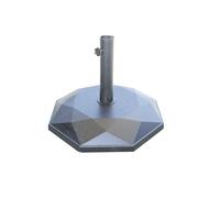 Moia Greenwood Base Ombrellone Diamante Cemento Nero D 48 cm 25 kg