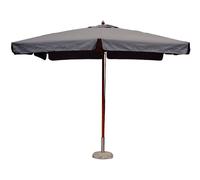 Moia Greenwood Ombrellone De Lux Legno Grigio 3×3