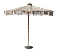 Moia Greenwood Ombrellone Macramé D 2,5 Mt in Corda Beige