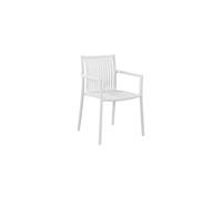 Moia Greenwood Sedia Siena Bianco Polipropilene Listelli 56×82