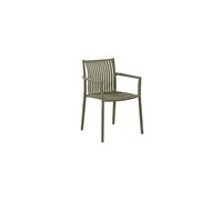 Moia Greenwood Sedia Siena Verde Listelli Impilabile 56×82