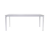 Moia Greenwood Tavolo Alghero 180 x 90 Cm in Alluminio Bianco con Piano in Gres Bianco - Tavolo Outdoor Design Moderno