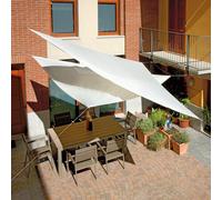 Moia Greenwood Vela Ombreggiante Quadrata Ecrù 5×5 m
