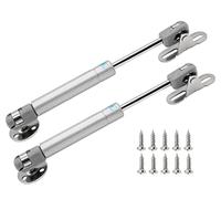Moicstiy 2 puntoni a gas da 15,2 cm, 30 N/3 kg, cerniera di sicurezza per armadietti, molle a gas con coperchio aperto, cerniera per cucina, urti, credenza