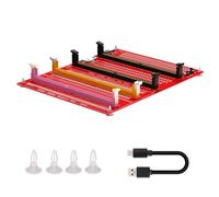 MOIDHSAG DDR3 DDR4 DDR5 Desktop Slot di Memoria Diagnosi Riparazione Scheda di Test Con Tester LED Strumento Indispensabile Per La Riparazione del Computer