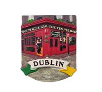 Moiilvcla The Temple Bar Dublino Irlanda frigorifero magnete 3D viaggio souvenir frigorifero decorazione magnetica adesivo Craft Collection