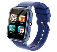 Moikmlih Smartwatch Bambini con Chiamate, 26 Giochi, Orologio per Ragazzi di 4-12 Anni, Telecamera, Musica, Modalità Scolastica, Smartwatch Giocattolo Grande Regalo per Bambina (Blu)