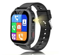 Moikmlih Smartwatch Bambini GPS con video 1,83” schermo HD 4G e chiamate telefoniche, SOS, con localizzazione in tempo reale e modalità scuola, ottimo regalo per bambini e bambina dai 5 ai 14 anni