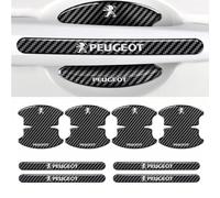 MOIKOTLR 8 Pezzi Pellicola Protettiva della portiera dell'auto Maniglia, per Peugeot 2008 2020-2022/Peugeot 2008 2013-2019 Protettore Maniglia Porta Auto,C