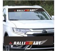 MOIKOTLR Adesivi per Protezione Solare, per Mitsubishi Striscia Parasole Parabrezza Auto Adesivi Decorativi Accessorio striscioni,C