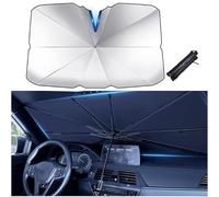 MOIKOTLR Parasole per Auto Parabrezza Ombrello Parasole, per Seat León/León ST KL 5F 1T 1M 2016-2025 Pieghevole Parasole Parasole Auto Ombrello,A