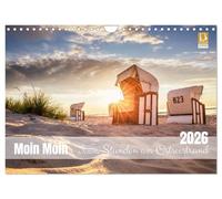 Moin Moin Schöne Stunden am Ostseestrand (Wandkalender 2026 DIN A4 quer), CALVENDO Monatskalender: Die schönsten Strände entlang der Ostsee