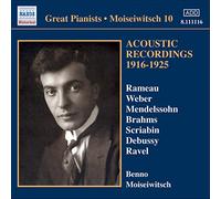 Moiseiwitsch Benno - Acoustic Recordings 1916-1925