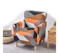 moismk Copripoltrona 1 Posto Elasticizzato Copripoltrona Universale Chesterfield a Tinta Unita Spandex Fodere Copripoltrona da Cocktail con Braccioli Rotondi Coperture per Poltrona(#31)