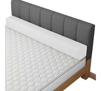 moismk Estensione/Prolunga Materasso, Riempitrice per Letto - Riempie lo Spazio tra Testiera e Materasso, Previene la Caduta dei Cuscini, per Singolo/Matrimoniale(Bianco,200x20x20cm)