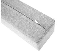 moismk Riempitrice per letto lungo per chiudere lo spazio tra la testiera della parete o la pedana per letto singolo/matrimoniale/king size, con coperchio rimovibile(Light gray,160x10x20cm)
