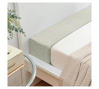 moismk Riempitrice per letto lungo per chiudere lo spazio tra la testiera della parete o la pedana per letto singolo/matrimoniale/king size, con coperchio rimovibile(Beige,160x15x20cm)