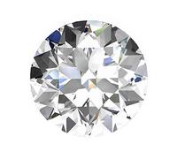 Moissanite D Diamond Incolore in Pietra Sciolta Rotonda Eccellente Tagliata Tagliata VVS1 Gioielli per Le Orecchie Che Producono 0,5 Ct-4ct con Certificato di Autenticit-0.6 carats