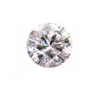 Moissanite sciolta, Anello con pendente in moissanite perlina VVS1 taglio a fiore di colore D, certificato GRA(GRA-11.0mm-5.0ct)