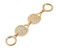 MOISTRI Ciondoli con Strass per Borsa, Tracolle per Borsa a Mano, Catena Estensibile per Borsa, Accessori per Borse da Donna Catena d'oro