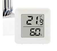 Moisture Meter - Battery Operated Temperature Humidity Gauge, Digital Hygrometer Thermometer | for Room, Bedroom, BabyNursery, Greenhouse, Terrarium | Indoor Outdoor Home Office Garage RV