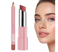 Moisturizer Lip Balm, Women's Lip Liner Pencil, 3.19in Brightening Non Sticky Formula, Hydrating Skin Cares Product for Business Trip, Home, School, Traveling, Daily Use