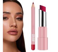 Moisturizer Lip Balm, Women's Lip Liner Pencil, 3.19in Brightening Non Sticky Formula, Hydrating Skin Cares Product for Business Trip, Home, School, Traveling, Daily Use