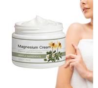 Moisturizing Cream with Pump, 50g Body Skin Calming Face Creams with Base, 2.05 Inches Glow Nourishing Butter, Heavy Glass Jar, Compact Modern Stylish for Dry Oily Sensitive Daily Night Morning Use