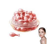 Moisturizing Essence, 30 capsule di essenza sbiancante per la pelle (rosa) | Capsule di essenza schiarente per la pelle, antirughe e anti-età, siero idratante per il viso, riduce le rughe