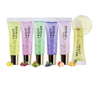 Moisturizing Lip Oil, Brightening Lip Formula, Versatile Fruit Scent, Smooth Long Lasting, Portable Skin Care for Business Trips, Home, Outdoor Activities, School