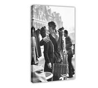 MOIT Robert Doisneau Art 8 - Poster su tela, decorazione da parete, per soggiorno, camera da letto, cornice, 40 x 60 cm