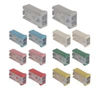 MOITE DI ASSORTIMENTO PER FUCO CAR - Fusibili A Cartuccia A Slot Portatile | Kit Di Cartuccia A Forma Di Automobile A Slot | Fusibili Assortiti, 15A, 20A, 25A, 30A, 40A, 50A, 60A